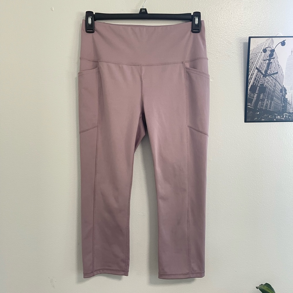 RBX Rose Pink High waisted Leggings With side thigh pockets